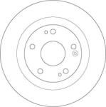 TRW Brzdový kotúč TRW DF6705 (DF6705)