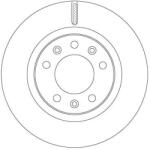 TRW Brzdový kotúč TRW DF6785 (DF6785)