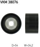 SKF Vratná/vodiaca kladka rebrovaného klinového remeňa SKF VKM 38076 (VKM 38076)