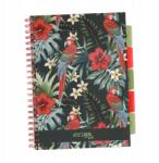 Strigo Spirálos Jegyzetfüzet A4/100K Trópusi Papagáj Kockás