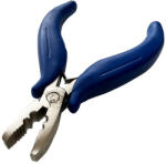 HairExtensionShop Hajhosszabbításhoz Leszedő Fogó 2 Lyukú Bordázott Rövid Fejjel Kék Nyéllel (AC-HE-PL-MR03)