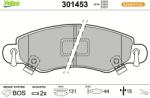VALEO Sada brzdových platničiek kotúčovej brzdy VALEO 301453 (301453)