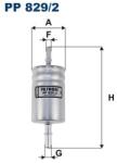 FILTRON Palivový filter FILTRON PP 829/2 (PP 829/2)