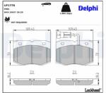 DELPHI Sada brzdových platničiek kotúčovej brzdy DELPHI LP1776 (LP1776)