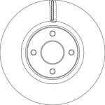 TRW Brzdový kotúč TRW DF6761S (DF6761S)