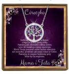 Infinity Nyaklánc Az élet fája ezüst 925 cirkónia 14 mm