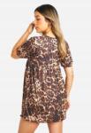 Boohoo Mini Ruha Animal Print B18 vyf S
