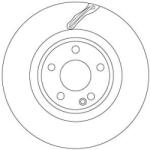 TRW Brzdový kotúč TRW DF6867 (DF6867)