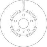 TRW Brzdový kotúč TRW DF6811 (DF6811)