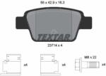 TEXTAR Sada brzdových platničiek kotúčovej brzdy TEXTAR 2371481 (2371481)