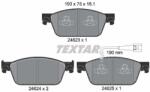 TEXTAR Sada brzdových platničiek kotúčovej brzdy TEXTAR 2462301 (2462301)
