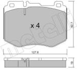 METELLI Sada brzdových platničiek kotúčovej brzdy METELLI 22-1019-0 (22-1019-0)