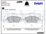 DELPHI Klocki Hamulcowe Przod (lp3647)