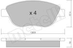 METELLI Sada brzdových platničiek kotúčovej brzdy METELLI 22-0322-1 (22-0322-1)