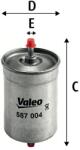 VALEO Palivový filter VALEO 587004 (587004)