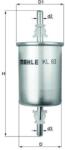 KNECHT Palivový filter KNECHT KL 83 (KL 83)