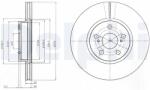 DELPHI Brzdový kotúč DELPHI BG4277 (BG4277)