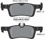 TEXTAR Sada brzdových platničiek kotúčovej brzdy TEXTAR 2584104 (2584104)