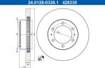 ATE Brzdový kotúč ATE 24.0128-0335.1 (24.0128-0335.1)