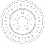 TRW Brzdový kotúč TRW DF6925S (DF6925S)