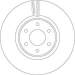TRW Brzdový kotúč TRW DF6968S (DF6968S)