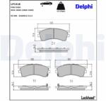 DELPHI Klocki Ham. Mazada Premacy (lp1518)