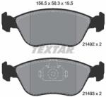 TEXTAR Sada brzdových platničiek kotúčovej brzdy TEXTAR 2149201 (2149201)