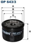 FILTRON Olejový filter FILTRON OP 643/3 (OP 643/3)