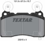 TEXTAR Sada brzdových platničiek kotúčovej brzdy TEXTAR 2591501 (2591501)