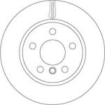 TRW Brzdový kotúč TRW DF6799 (DF6799)