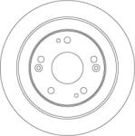 TRW Brzdový kotúč TRW DF6526 (DF6526)