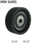 SKF Vratná/vodiaca kladka rebrovaného klinového remeňa SKF VKM 34501 (VKM 34501)