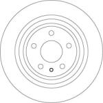 TRW Brzdový kotúč TRW DF6809 (DF6809)