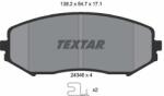 TEXTAR Sada brzdových platničiek kotúčovej brzdy TEXTAR 2434601 (2434601)