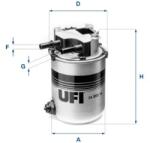 UFI Palivový filter UFI 24.095. 04 (24.095.04)