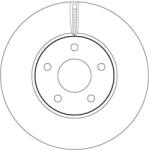 TRW Brzdový kotúč TRW DF6975 (DF6975)