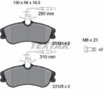 TEXTAR Sada brzdových platničiek kotúčovej brzdy TEXTAR 2312401 (2312401)
