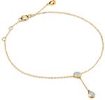 SAVICKI Brățară Celebrity picătură aur 585 cu diamant alb 0.02 ct 18 cm