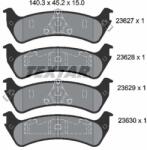 TEXTAR Sada brzdových platničiek kotúčovej brzdy TEXTAR 2362701 (2362701)