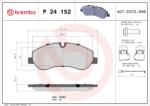 BREMBO Sada brzdových platničiek kotúčovej brzdy BREMBO P 24 152 (P 24 152)