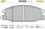 VALEO Sada brzdových platničiek kotúčovej brzdy VALEO 301020 (301020)