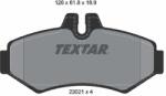TEXTAR Sada brzdových platničiek kotúčovej brzdy TEXTAR 2302101 (2302101)
