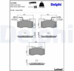DELPHI Klocki Ham. Alfa Mito 1.4 Tjet 08- Przod (lp2280)