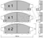 METELLI Sada brzdových platničiek kotúčovej brzdy METELLI 22-0791-0 (22-0791-0)