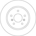 TRW Brzdový kotúč TRW DF6787 (DF6787)