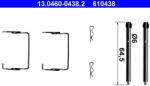 ATE Súprava príslušenstva, obloženie kotúčovej brzdy ATE 13.0460-0438.2 (13.0460-0438.2)