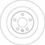 TRW Brzdový kotúč TRW DF6588 (DF6588)