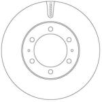 TRW Brzdový kotúč TRW DF7827S (DF7827S)