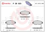 BREMBO Sada brzdových platničiek kotúčovej brzdy BREMBO P 28 023 (P 28 023)