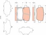 TRW Sada brzdových platničiek kotúčovej brzdy TRW GDB3512 (GDB3512)